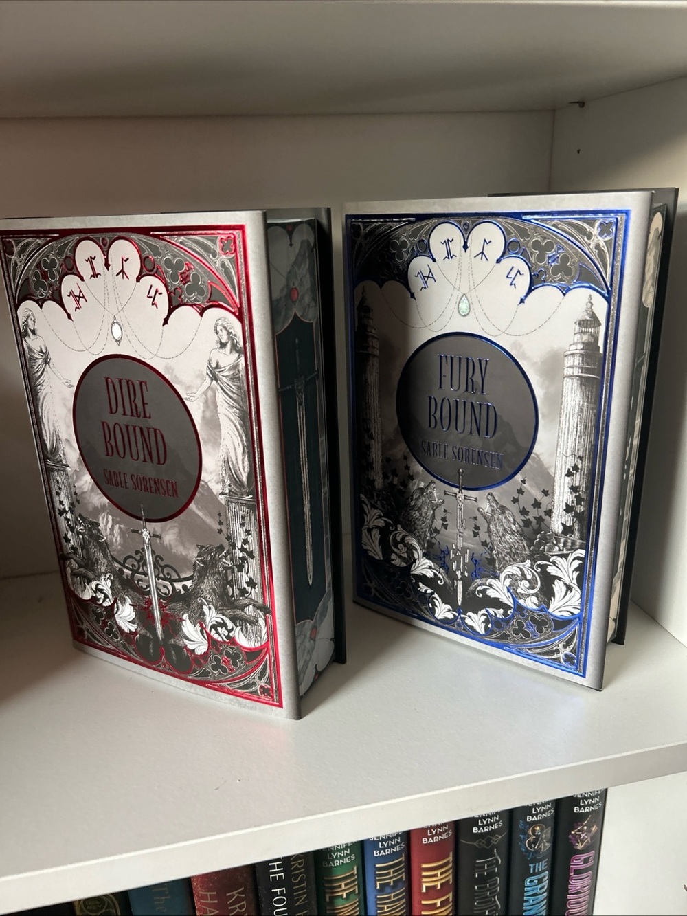 Fury Bound  Dire Bound Bewitched pages Hardcover Book set limited edition